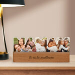 Vignette de Plaque Maman avec Base en Bois et Photo personnalisée