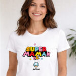 Vignette de Pyjama Super Maman avec Prénoms personnalisés