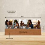 Vignette de Plaque Maman avec Base en Bois et Photo personnalisée