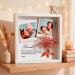 Vignette de Cadre pour Maman avec fleurs et photos personnalisées