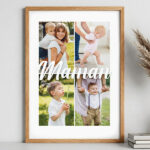Vignette de Poster pour Maman avec 4 Photos personnalisées