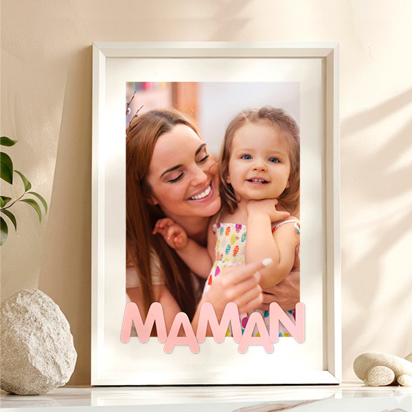 Poster pour Maman avec Photo personnalisée