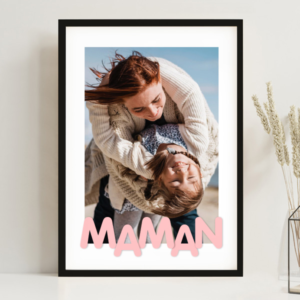 Poster pour Maman avec Photo personnalisée