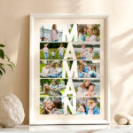 Vignette de Poster Vertical pour Maman avec Photos personnalisées