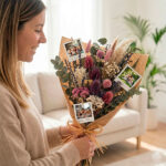 Vignette de Bouquet de Fleurs avec Photos personnalisées
