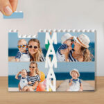 Vignette de Puzzle de Blocs Vertical pour Maman avec Photos personnalisées