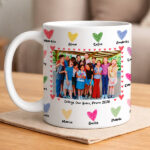 Mug pour Enseignants avec Cœurs et Photo personnalisée Vignette de Mug pour Enseignants avec Cœurs et Photo personnalisée