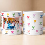 Vignette de Mug pour Enseignants avec Cœurs et Photo personnalisée