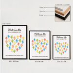 Vignette de Poster pour Enseignants avec Mains et Prénoms personnalisés