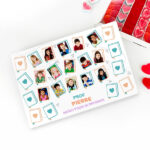 Vignette de Boîte de Bonbons avec Photos des Élèves et Texte personnalisée
