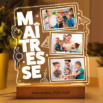 Vignette de Lampe pour Enseignant avec 3 Photos personnalisées