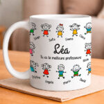 Mug avec Petits Personnages et Prénoms personnalisés Vignette de Mug avec Petits Personnages et Prénoms personnalisés