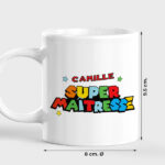 Vignette de Mug Super Profe avec Prénoms personnalisés