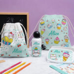 Vignette de Bouteille Enfant Petits Chats personnalisée