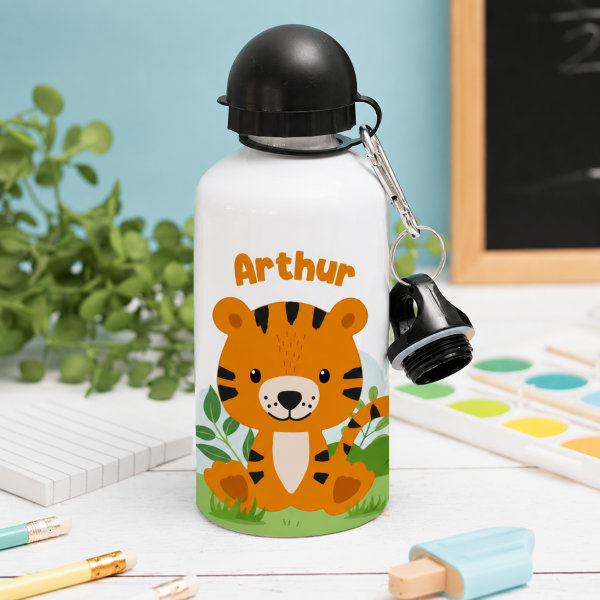 Bouteille Enfant Animaux de la Jungle personnalisée