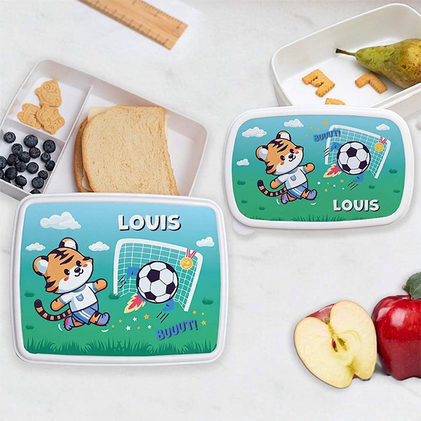 Boîte à Repas Enfant Football personnalisée