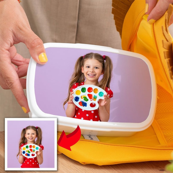 Boîte à Repas Enfant personnalisée avec Photo