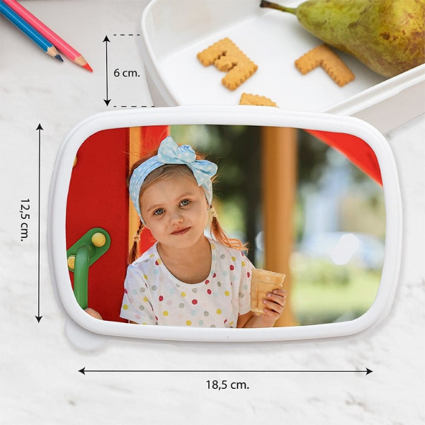 Boîte à Repas Enfant personnalisée avec Photo