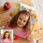 Vignette de Sac à dos à Cordons Enfant personnalisé avec Photo