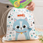 Vignette de Sac à dos à Cordons Enfant Animaux personnalisé