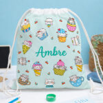 Vignette de Sac à dos à Cordons Enfant Petits Chats personnalisé