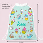 Vignette de Sac à dos à Cordons Enfant Petits Chats personnalisé