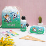 Vignette de Sac à dos à cordons Enfant Football personnalisé