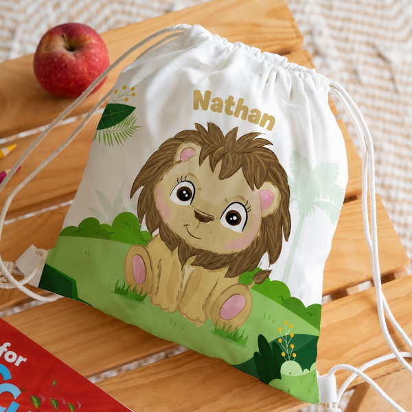 Pack Scolaire Enfant Animaux de la Jungle personnalisé