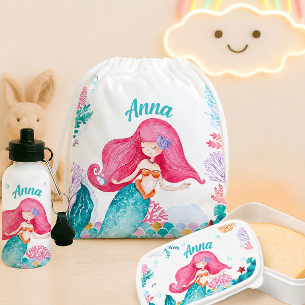 Pack Scolaire Enfant Petite Sirène personnalisé