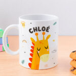Vignette de Tasse Enfant Animaux Incassable personnalisée avec Prénom