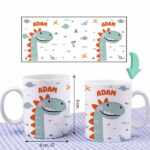 Vignette de Tasse Enfant Animaux Incassable personnalisée avec Prénom