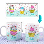 Vignette de Tasse Enfant Petits Chats Incassable personnalisée avec Prénom