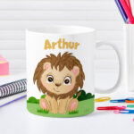 Vignette de Tasse Enfant Animaux de la Jungle Incassable personnalisée avec Prénom