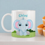 Vignette de Tasse Enfant Animaux de la Jungle Incassable personnalisée avec Prénom