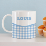 Tasse Enfant Carreaux Incassable personnalisée avec Prénom Vignette de Tasse Enfant Carreaux Incassable personnalisée avec Prénom