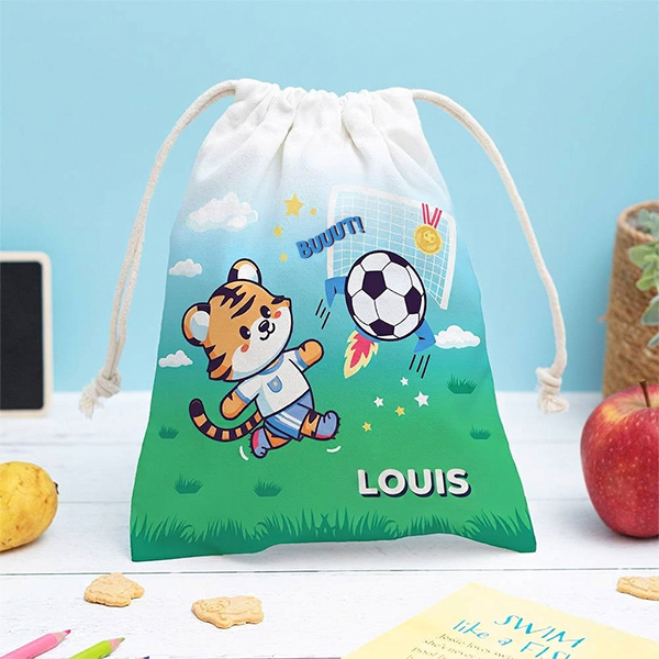 Sac à Goûter Enfant Football personnalisé