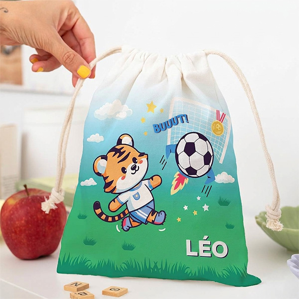 Sac à Goûter Enfant Football personnalisé