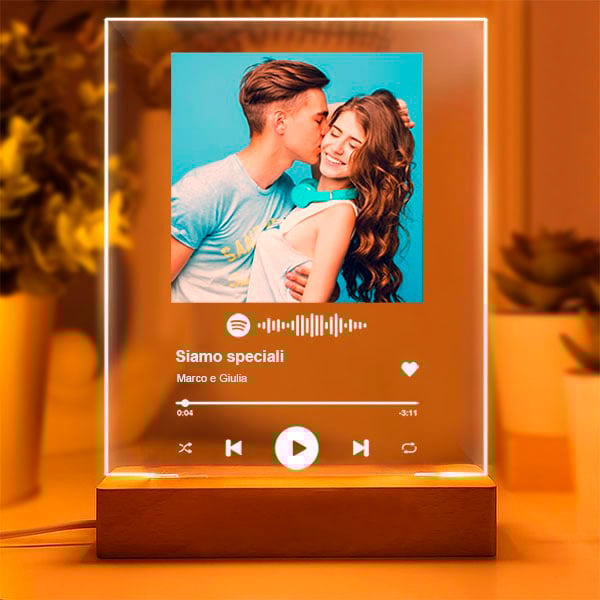 Targa Spotify personalizzata