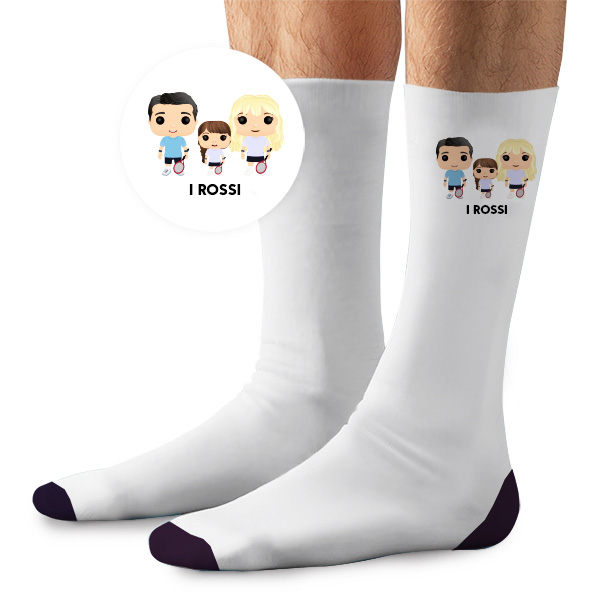 Calzini Funko con Testo personalizzati