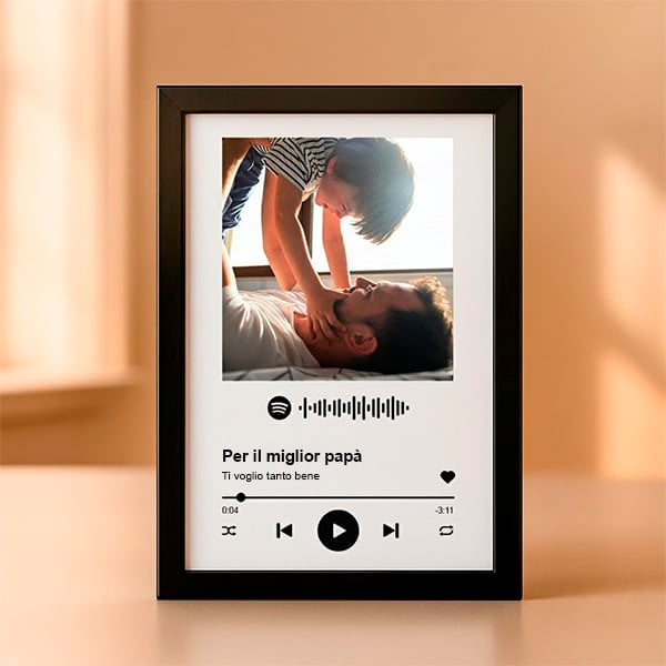 Targa Spotify personalizzata