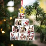 Miniatura di Set di Decorazioni per Albero di Natale con Foto personalizzate