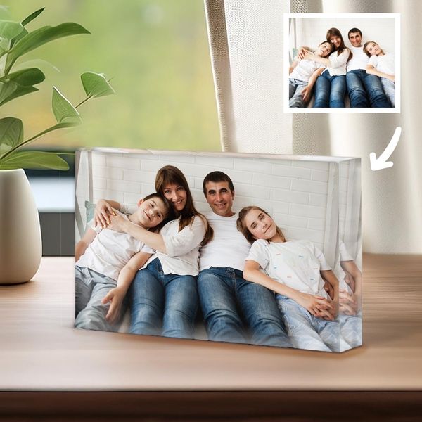 Targa Blocco Portafoto con foto personalizzata