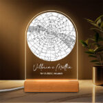 Miniatura di Lampada Mappa Stellare personalizzata