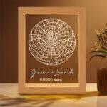 Miniatura di Lampada Mappa Stellare personalizzata