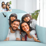 Miniatura di Cuscino personalizzato con Foto in Grande
