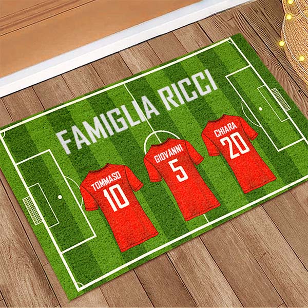 Zerbino Squadra di Calcio Famiglia personalizzato