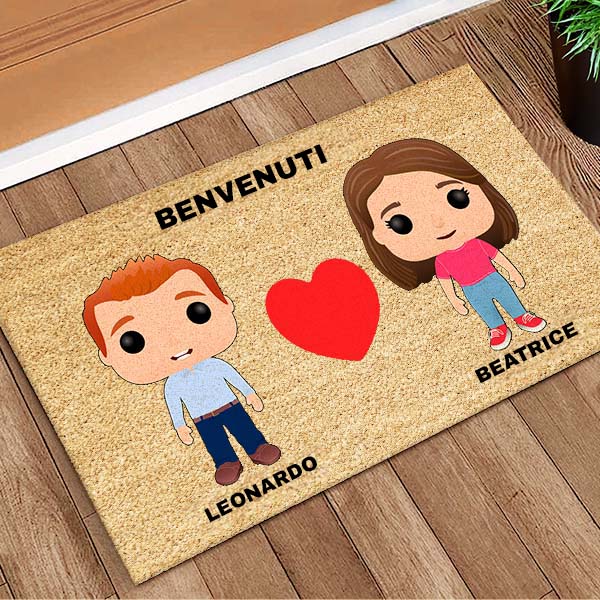 Zerbino Funkos con Nomi e Testo Personalizzato