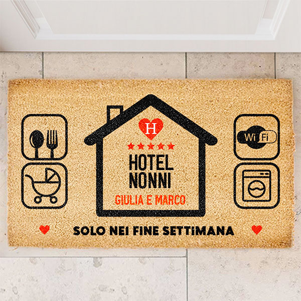 Zerbino Hotel Nonni personalizzato