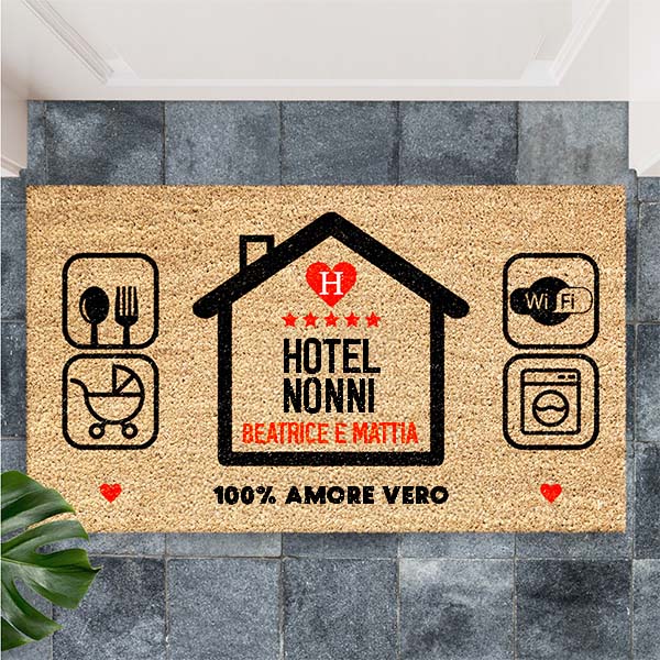 Zerbino Hotel Nonni personalizzato