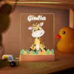 Miniatura di Lampada Antipaura Animali per Bambini con Nome Personalizzata